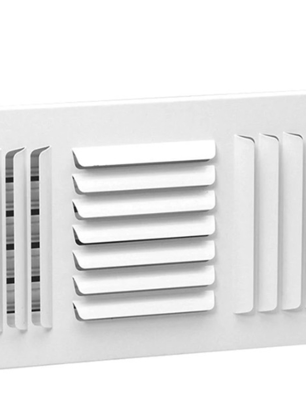 HVAC Premium Fixed Curved Blade Diffuser. 16"x 8" White